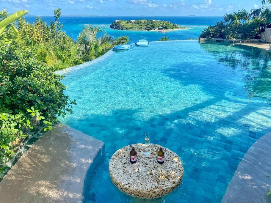 Luxury 7Br Waterfront Villa With Views Of Marina Cay And Scrub Island East End Екстер'єр фото
